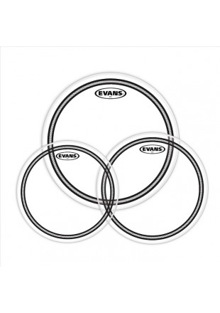 EVANS ETP-EC2SCLR-S 12" 13" 16" NACIĄGI PERKUSYJNE z ringiem CLEAR