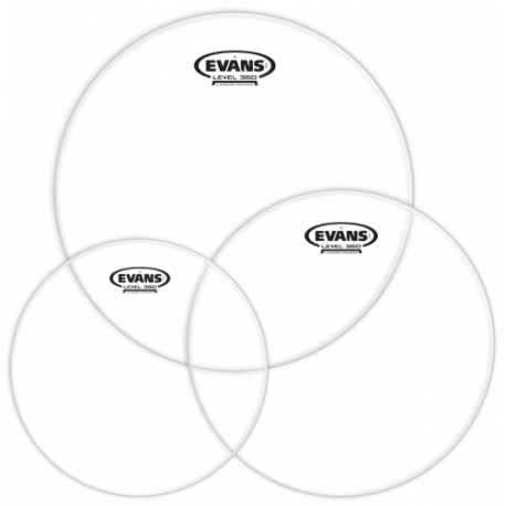 EVANS ETP-G1CLR-F 10" 12" 14" NACIĄGI PERKUSYJNE GENERA 1 ZESTAW CLEAR