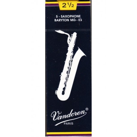 Vandoren stroiki do saksofonu barytonowego '2,5' 1szt