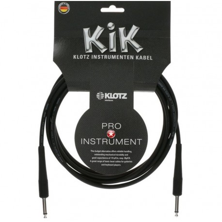 Klotz KIK3.0PPSW przewód kabel instrumentalny Jack Jack 3 m