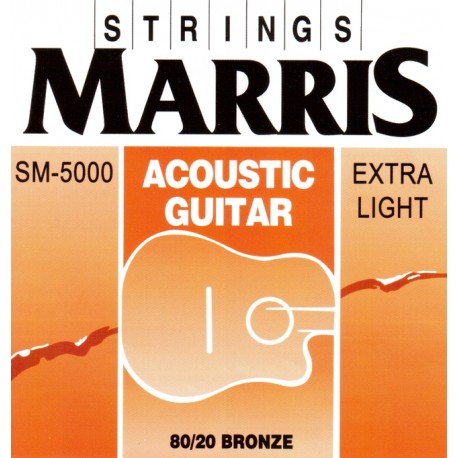 MARRIS SM-5000 EXTRA LIGHT 80/20 BRONZE STRUNY DO GITARY AKUSTYCZNEJ