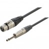 Roxtone DMXJ210L5 kabel mikrofonowy  JACK / GN XLR 5m