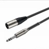 Roxtone SMXJ260L5 kabel wtyk XLR Męski /Wtyk Jack 6,3 stereo