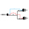 RED'S MUSIC AU1115 BX KABEL AUDIO JACK STEREO / 2 x WTYK RCA 1,5m