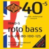 ROTOSOUND RB40-5 STRUNY DO GITARY BASOWEJ 40-125