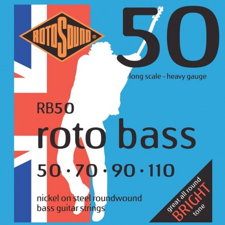 ROTOSOUND RB50 STRUNY DO GITARY BASOWEJ 50-110