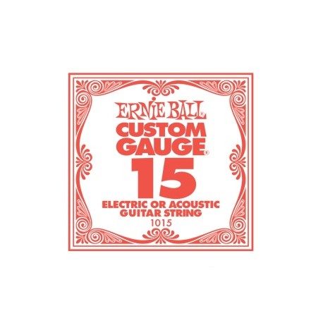 Ernie Ball EB 1015 Struna pojedyncza do gitary 015