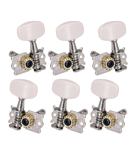 KERA AUDIO FTSK-3R3L/WH (3+3) KLUCZE DO GITARY AKUSTYCZNEJ