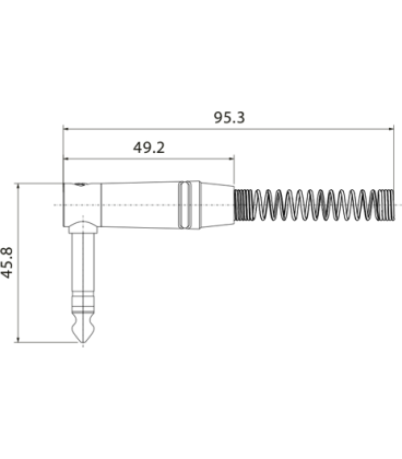 ROXTONE RJ3RPP-BN WTYK JACK STEREO KĄTOWY