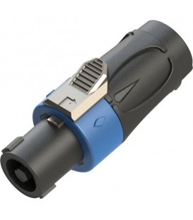 Roxtone RS4F-N-BU wtyk głośnikowy niebieski SPEAKON 4-PIN