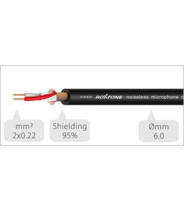 ROXTONE KABEL MIKROFONOWY SMXX200L10 XLR/XLR 10 m