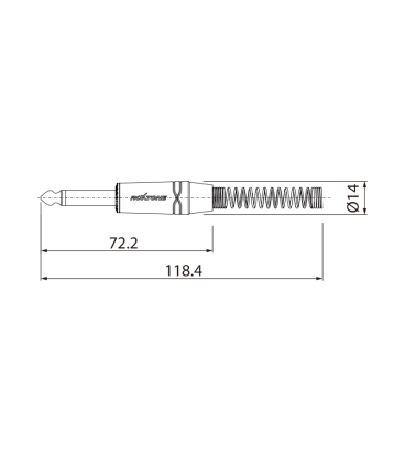 ROXTONE SAMURAI SMXJ250L10 KABEL MIKROFONOWY XLR / JACK 10 m