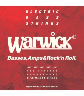 WARWICK 42300 (40-130) Red Label - Stainless Steel struny do gitary basowej 5.str